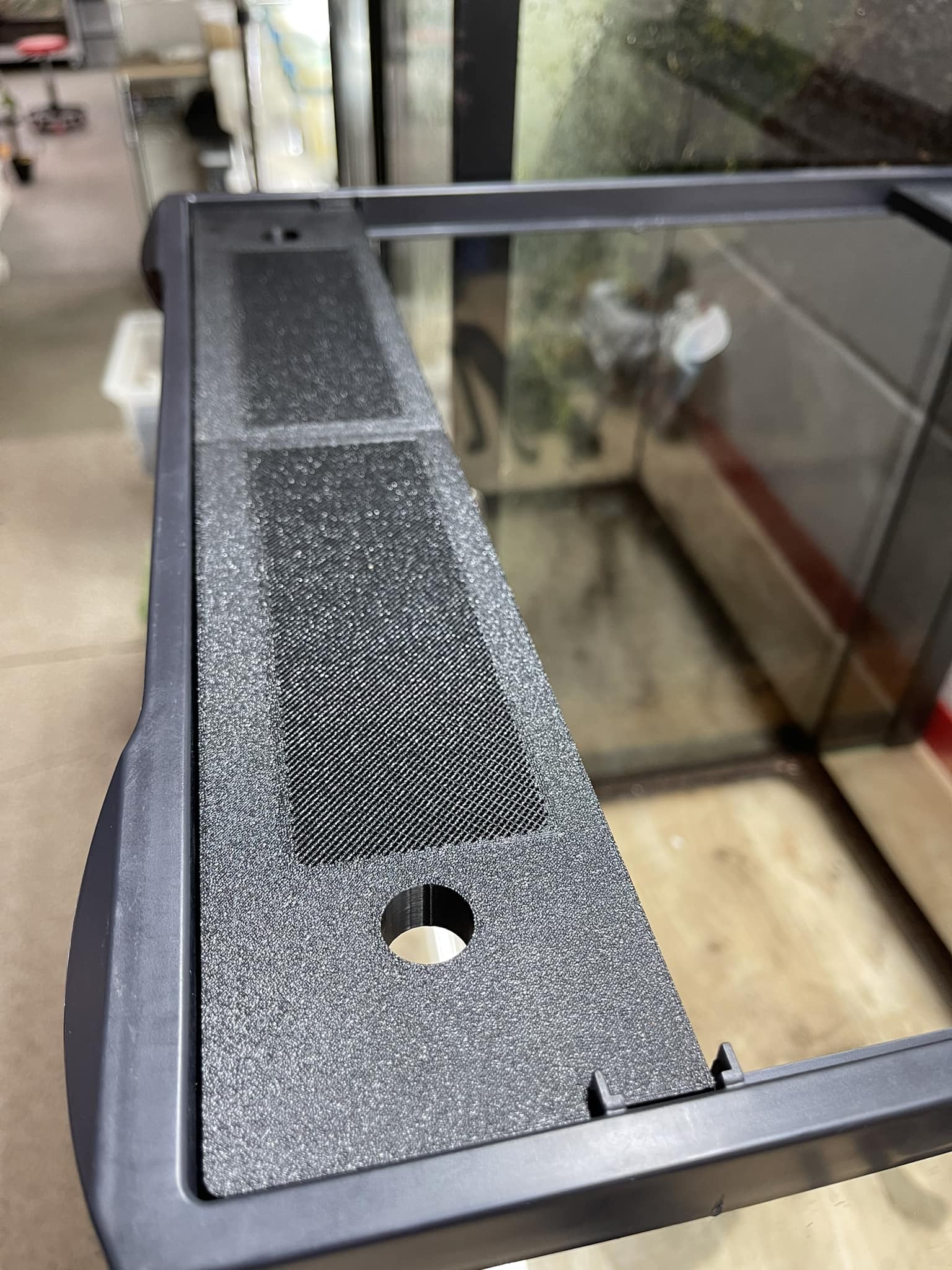 Custom Replacement Top for 24" Exo Terra Terrariums – Humidity Retaining with Fly-Proof Ventilation