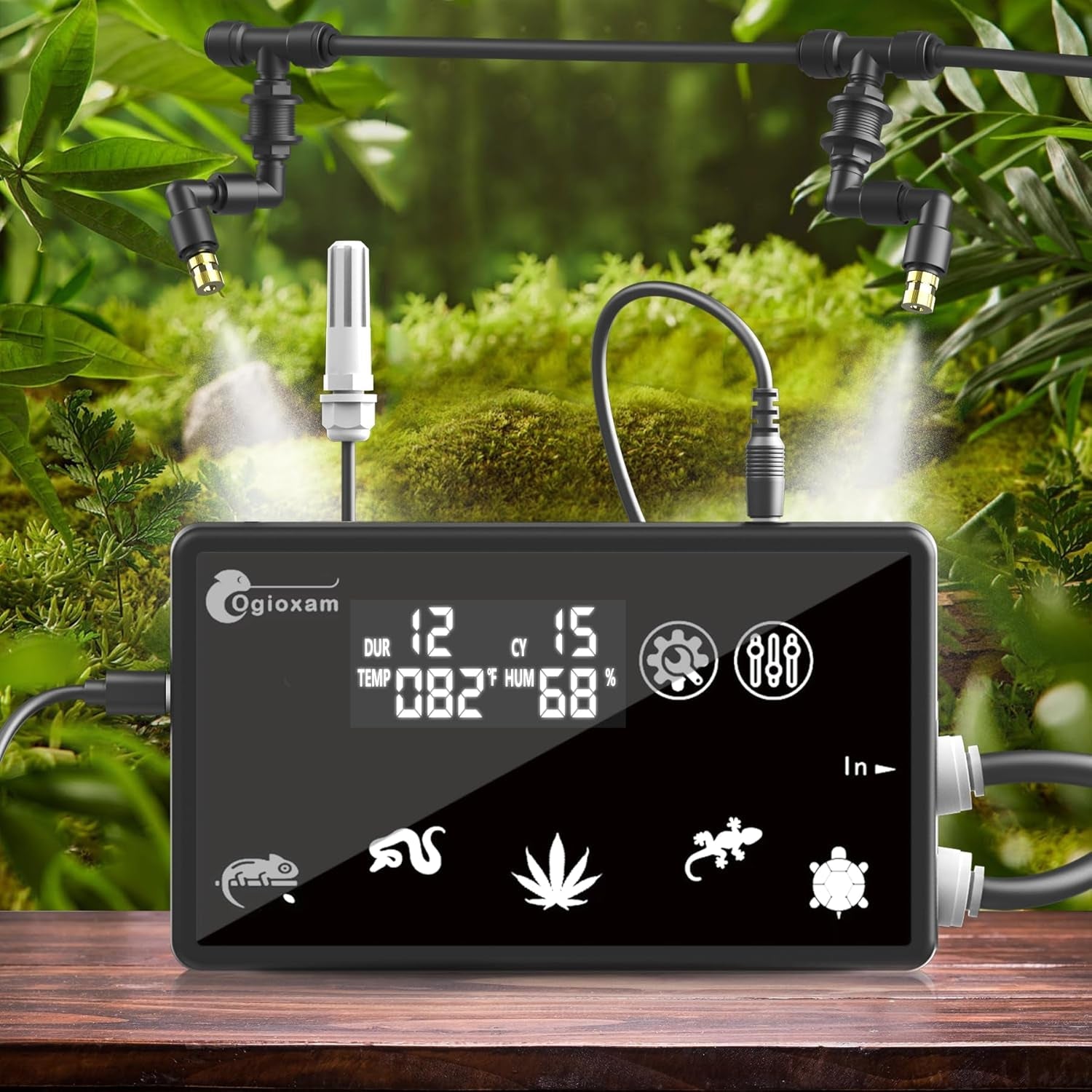 Automatic Reptile Mister System Smart Humidifier Timer Terrarium