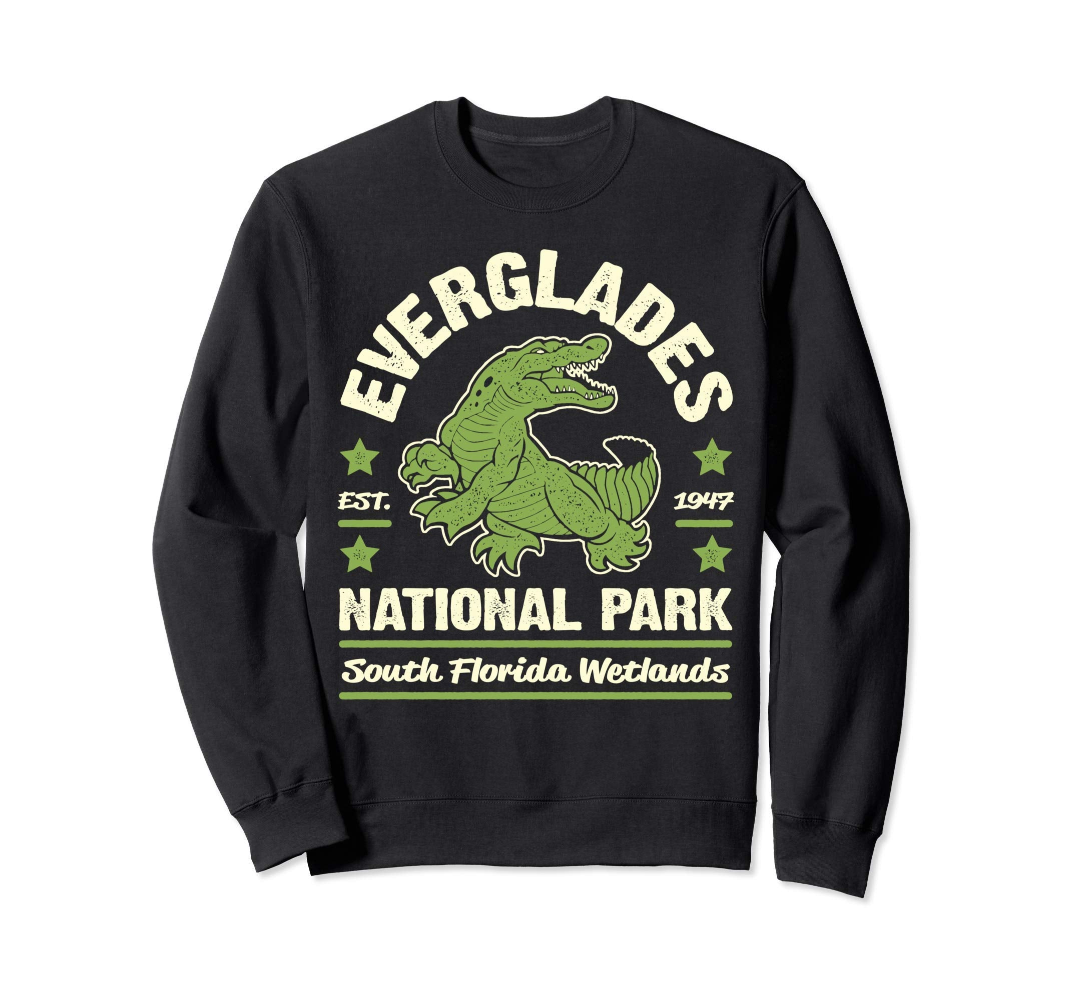 Everglades National Park Alligator Sweatshirt - Trendy Graphic Unisex