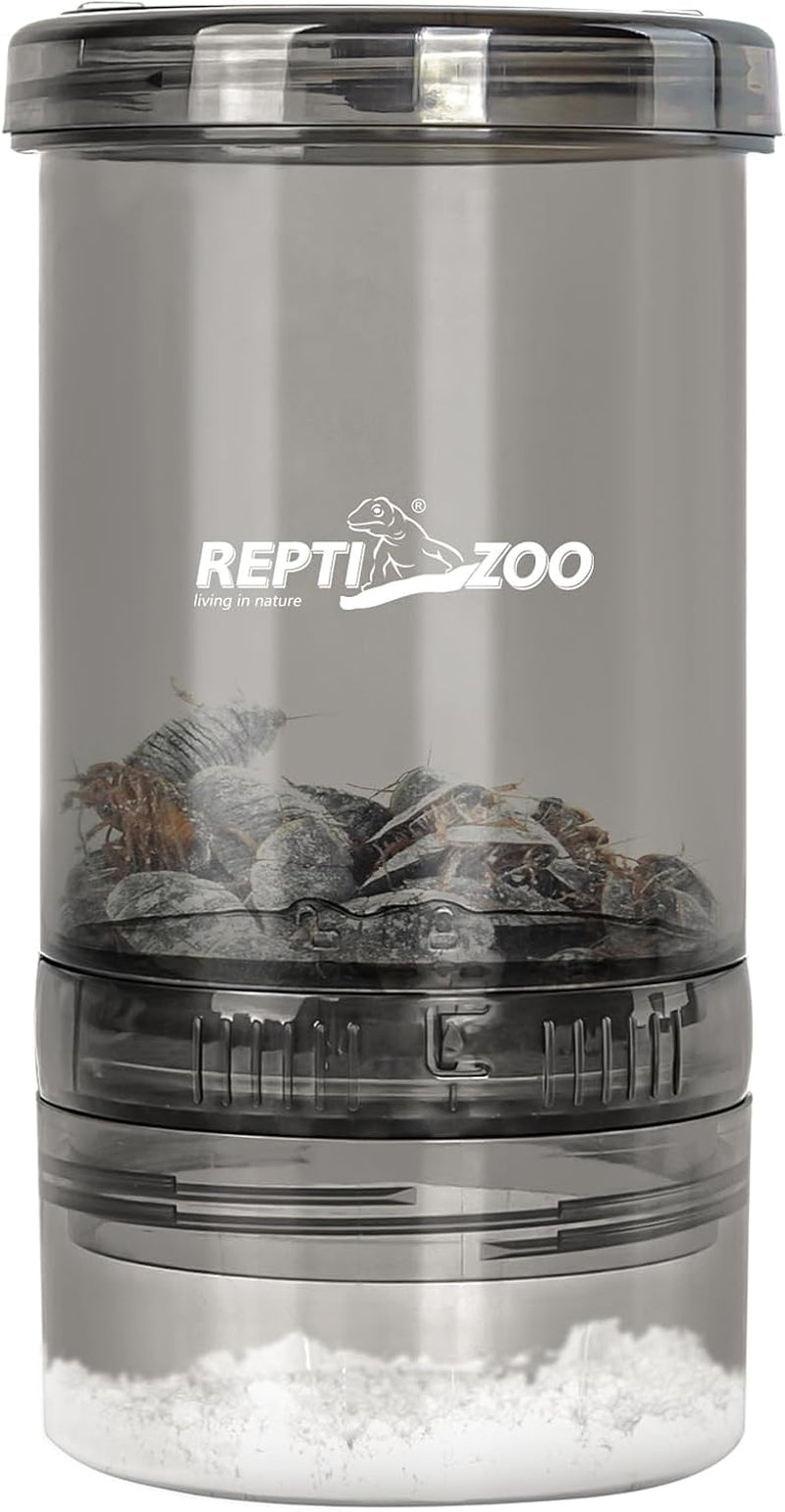 Cricket Keeper Reptile Calcium Powder Mixer Feeder Dispenser Gecko Lizard