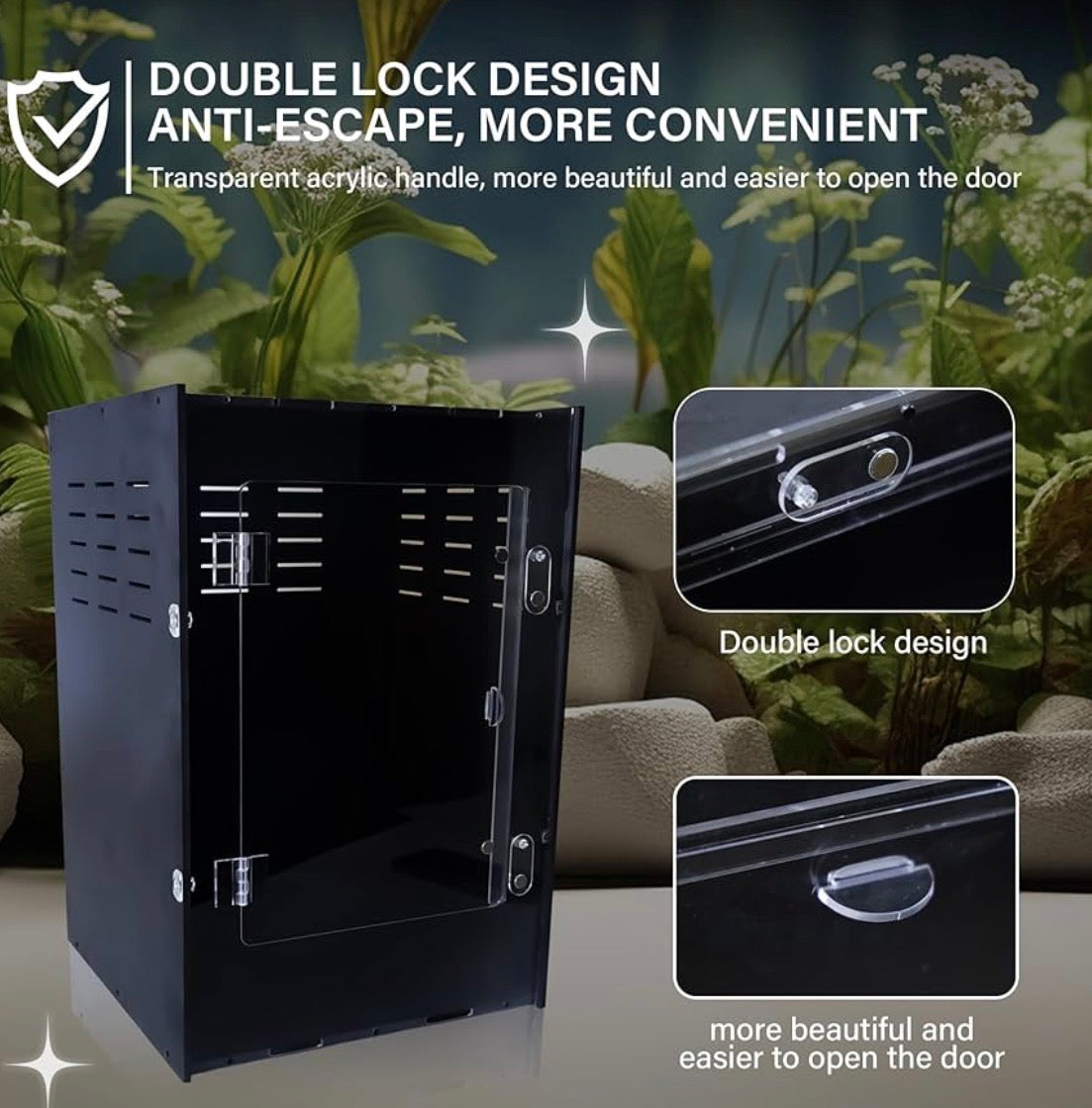 PVC Enclosure with magnetic locking door